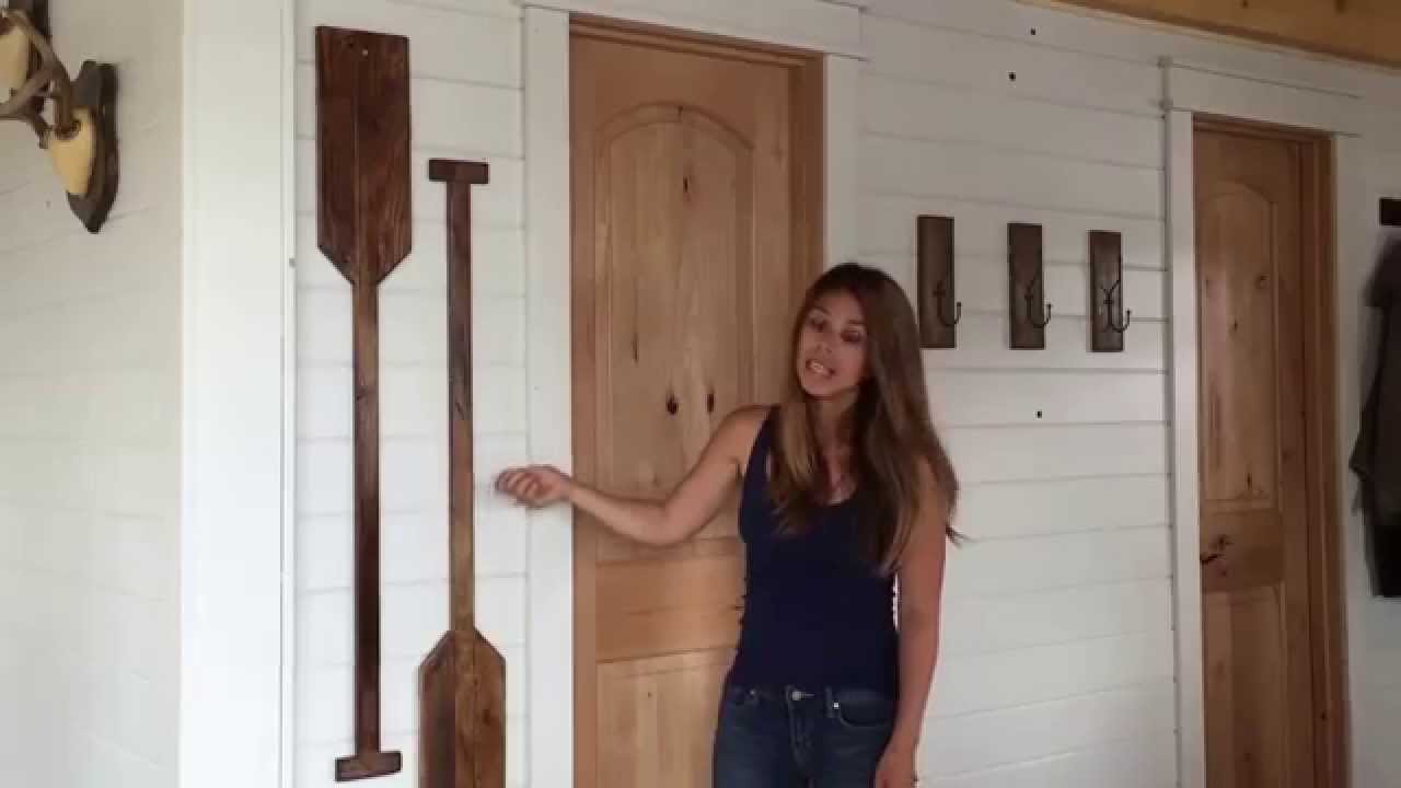 How to Make Faux Oars or Paddles from Wood - YouTube