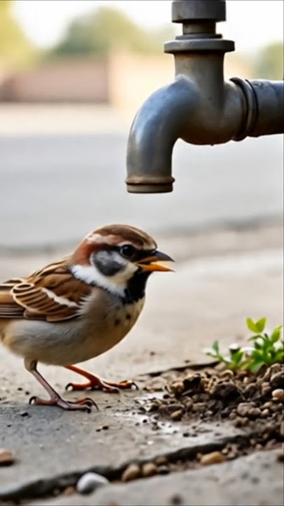The Thirsty Little Bird: A Journey to Find Water #shorts #shortvideo #youtubeshorts #trendingshorts