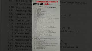 B.Sc. # Mathematics Semester -5 Differentiation Geometery & Tensor Analysis # Paper 2