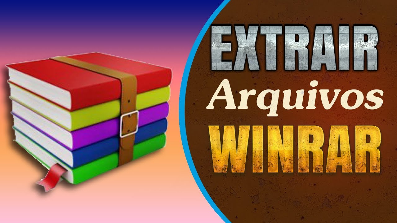Como EXTRAIR Arquivos WINRAR Juntar Varias Partes DICAS Template 