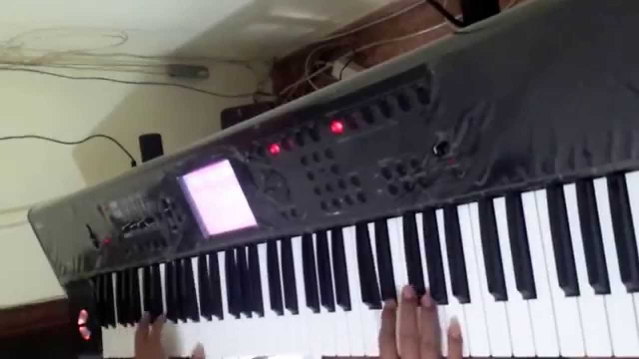 She wolf / Loba Shakira piano with drums - Korg m50 cover