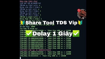 Share Tools TDS Delay 1 Giây| Tools Manager