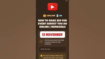 HOW TO MAKE $50 FOR EVERY SURVEY YOU DO ONLINE | MEMEGIRLS #memefi #code
