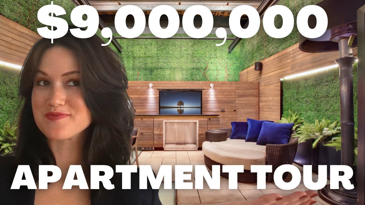 New York City Apartment Tour LUXURY $9,000,000 Sutton Place | 6 Floors of Opulence