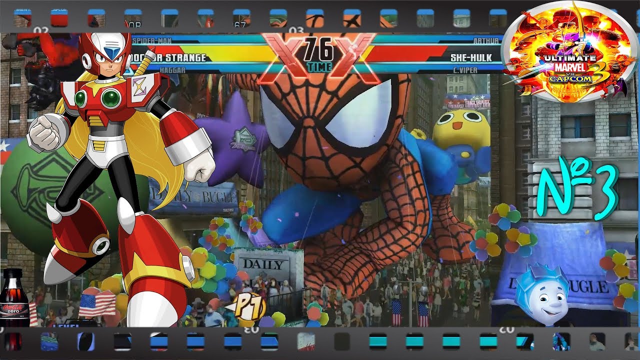 СЛИШКОМ ТЯЖЁЛЫЙ!!! CAPCOM 3 vs MARVEL #3