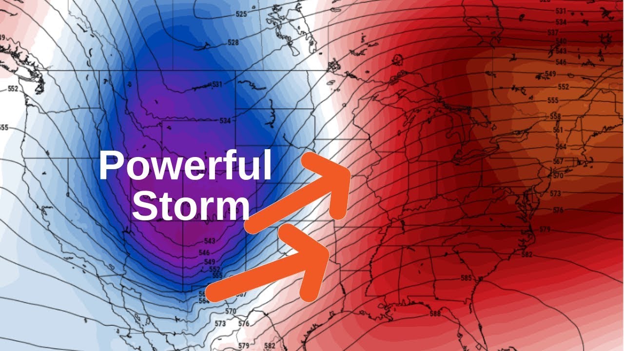 Powerful Winter Storm To Bring Heavy Snow And Significant Ice - YouTube