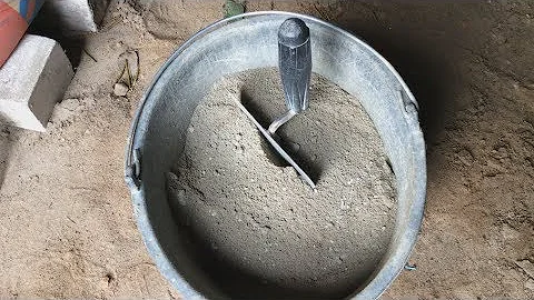 Как сделать цементный раствор