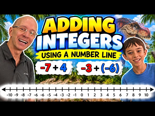 Adding Integers Using a Number Line | Positive & Negative Numbers