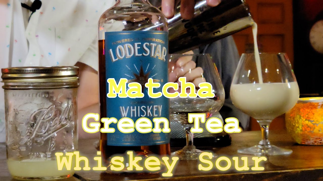Matcha Whiskey Sour | Reel Cocktails