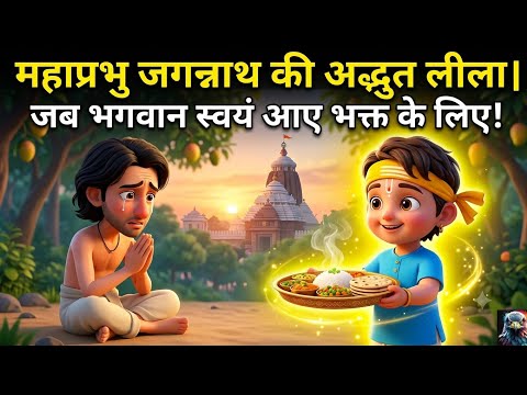 महाप्रभु जगन्नाथ की अद्भुत लीला | जब भगवान स्वयं आए भक्त के लिए! 🙏✨ @aicartunworld008 