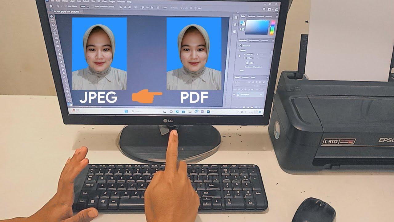 Cara Mengubah Foto 3x4 Menjadi PDF Di Photoshop YouTube Cara mengubah foto 3x4 menjadi pdf di photoshop youtube