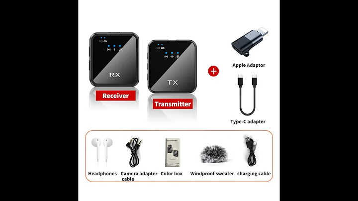 DTTSX Wireless Lavalier Microphone for TikTok Live Streaming & Video Recording - Noise-Canceling Mic