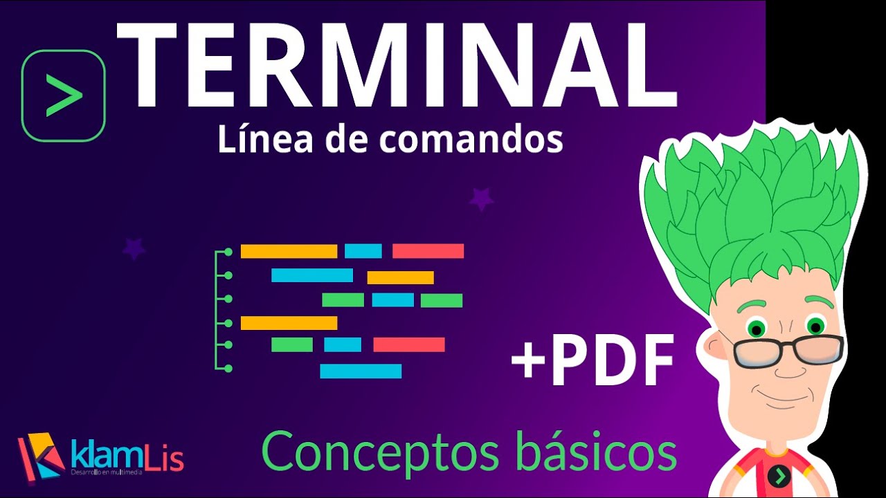 Terminal línea de comandos - Conceptos básicos (Viene con PDF)