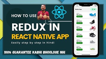 How to use Redux in React Native in Hindi  🔥 | App Cart ✅ | Easiest Explanation | Engineer Codewala