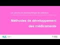 Mthodes de dveloppement des mdicaments