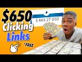 Get Paid $650 Paypal Money Just Clicking Links! *FREE* (Make Money Online)