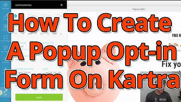 How To Create A Popup Opt-in Form On Kartra