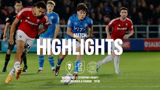 Salford City Vs Stockport County - Match Highlights - 10.10.23