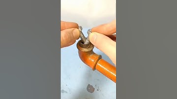 DIY Plumbing Hack: Use a Bolt to Unscrew Broken Pipe! 🤯