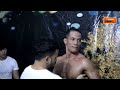 Indonesian muscle men  worship in backstage