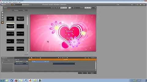 How to make Pinnacle Studio 15 Tutorial- How to Make a Wedding 2018