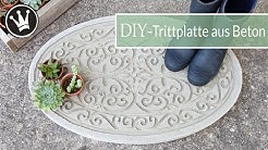 DIY - BETON Trittplatte selber machen | Gartendeko aus Beton | ANKÜNDIGUNG meines NEUEN PROJEKTES !