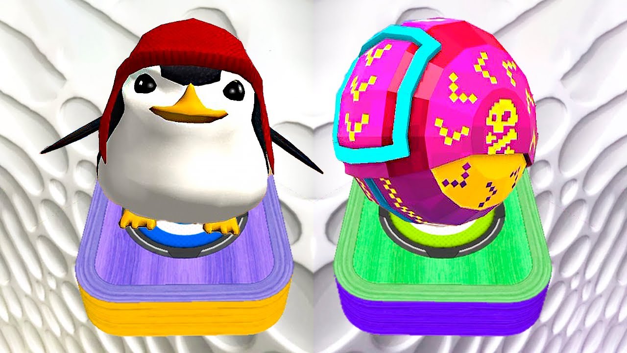 The Pirate Ball vs. The Penguin Ball! Who Will Win: Going Balls or Super Rolling Balls? Race-893