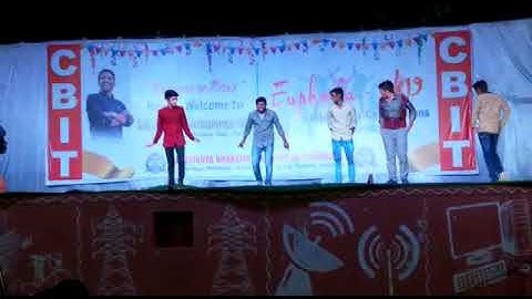 Vineeth Kumar Dance performance in Cbit at College day 2K19