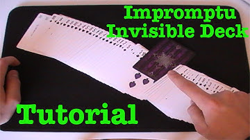 The (Almost) Impromptu Invisible Deck Tutorial