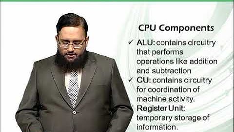 CPU basics | Introduction to Computing | CS101_Topic032