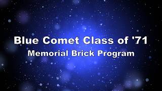 Asheboro High School Blue Comet Class of 71 Memorial Brick Program