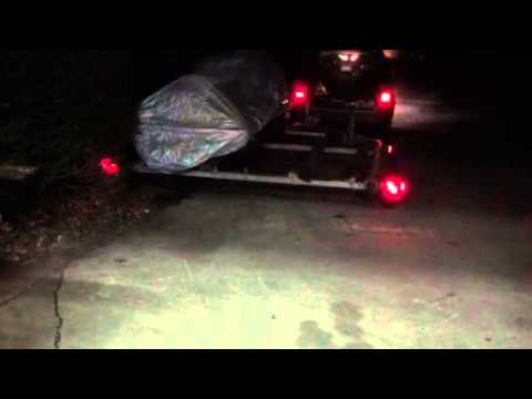 Karavan Trailer Light Test Youtube