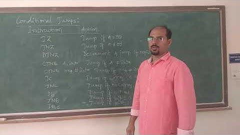 Microcontroller - 18EC46 - Module 3 - Conditional Jump Instructions