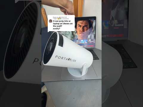 Use it with your laptop by Portaflixx Projectors
