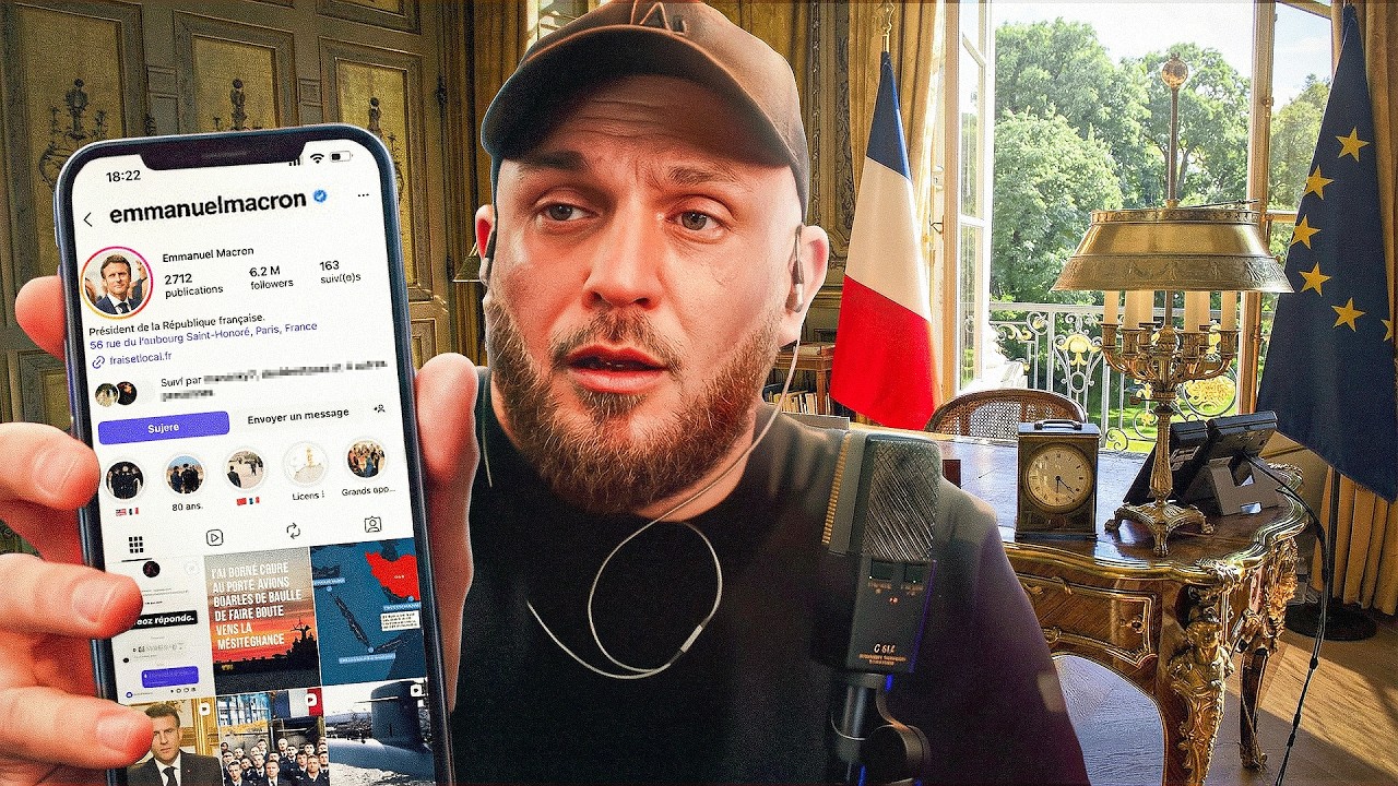 J'ai envoyé un message à Emmanuel Macron sur Instagram. (C'est pas une blague)