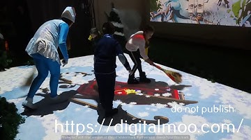Interactive floor Snow
