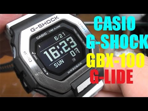 カシオ CASIO G-SHOCK GBX-100-7JF G-LIDE レビュー