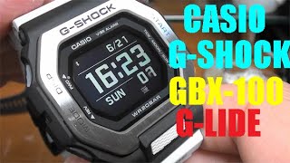 カシオ CASIO G-SHOCK GBX-100-7JF G-LIDE レビュー