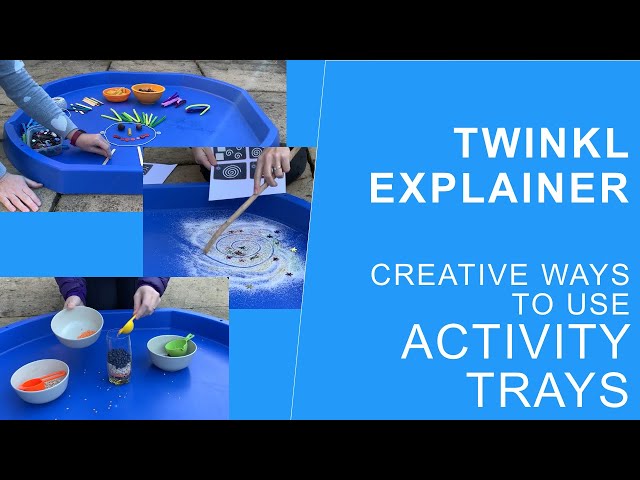 Creative Ways to Use Activity Trays 
