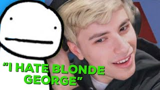 Dream and George talk about fanfiction, Blonde George, and more on a podcast! (TrainwrecksTV)