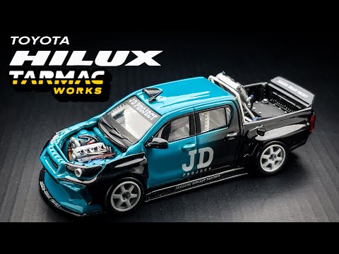 Toyota HiLux Street Racer with Wide Bodykit Tarmac Works Custom