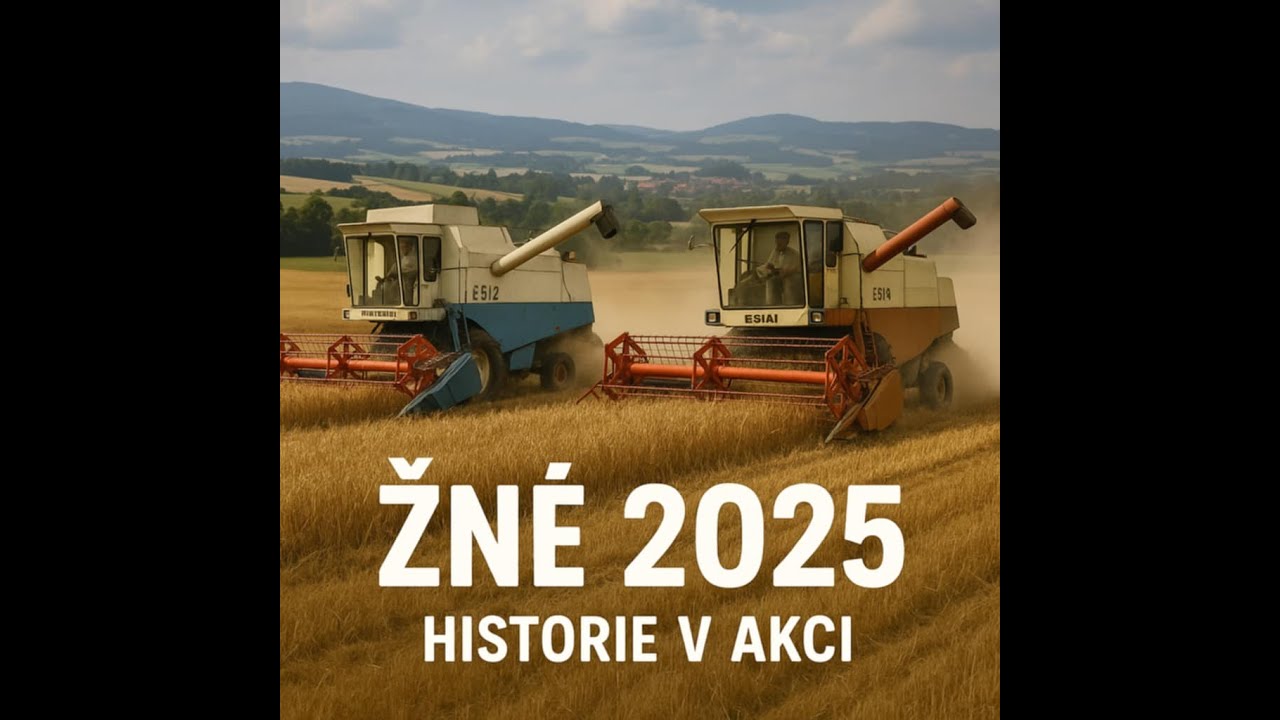 „Žně 2025 – Historie v akci! Legendární kombajny E 512 a E 514 na poli“