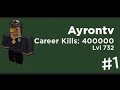 400,000 kills in Arsenal (gonna break my controller)