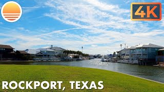 [4K] Rockport, Texas!  Drive with me through a Texas town on the beach!