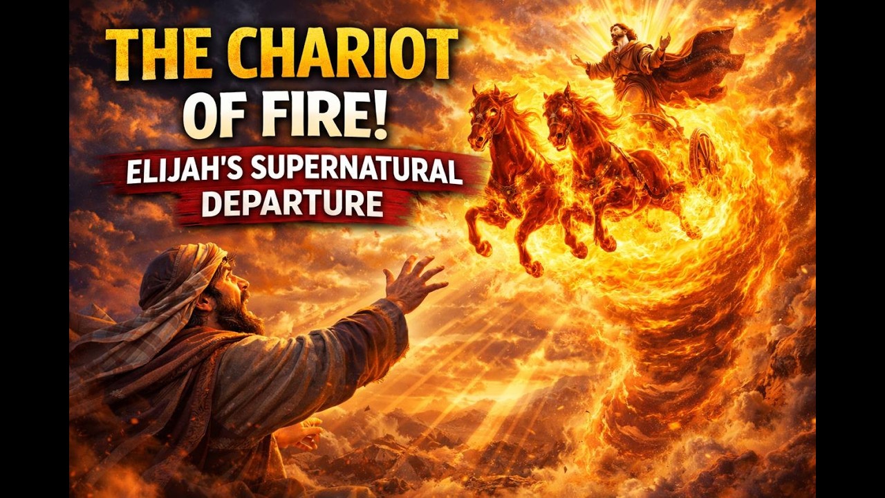 The chariot of fire of Elijah's supernatural departure