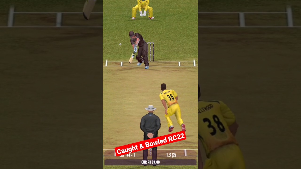 RC22 Rare Caught & Bowled | Real Cricket 22 Fielding| 