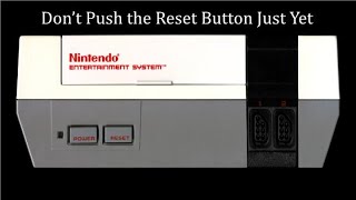 Don't Push the Reset Button Just Yet