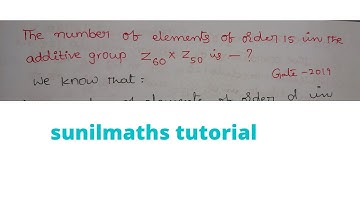 Gate-2019-Abstract Algebra Problem