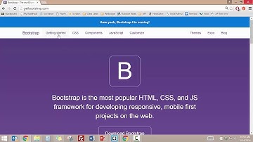 Getting Started with Bootstrap