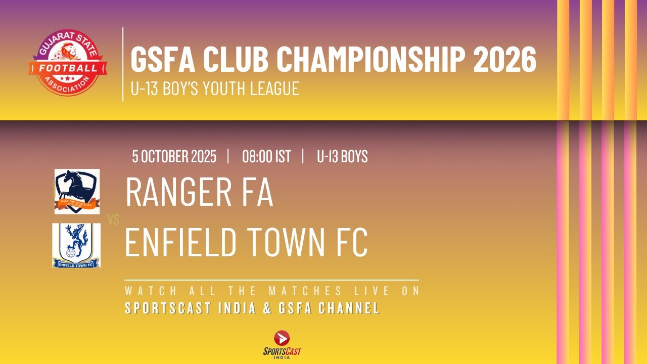 Enfield Rangers RANGER FC VS ENFIELD TOWN FC | U-13 BOY’S YOUTH LEAGUE | GSFA CLUB ...